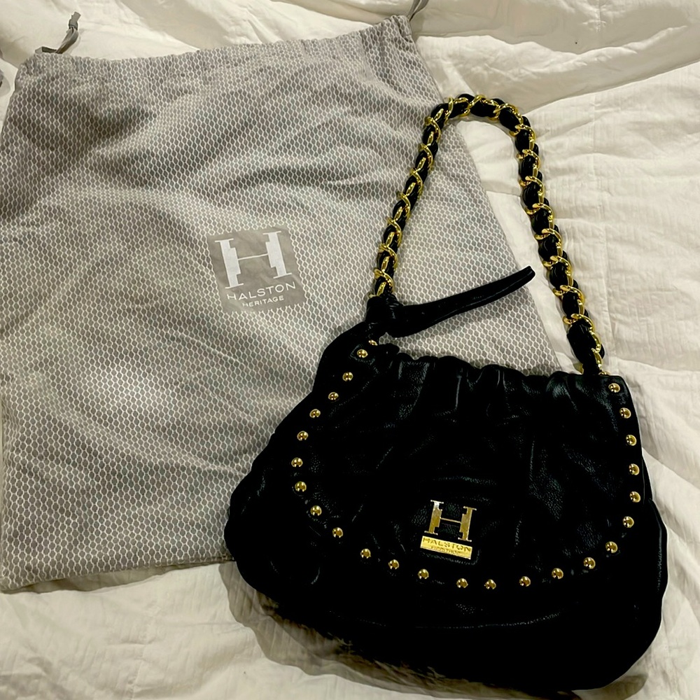 Vintage Halston Heritage shoulder under bag